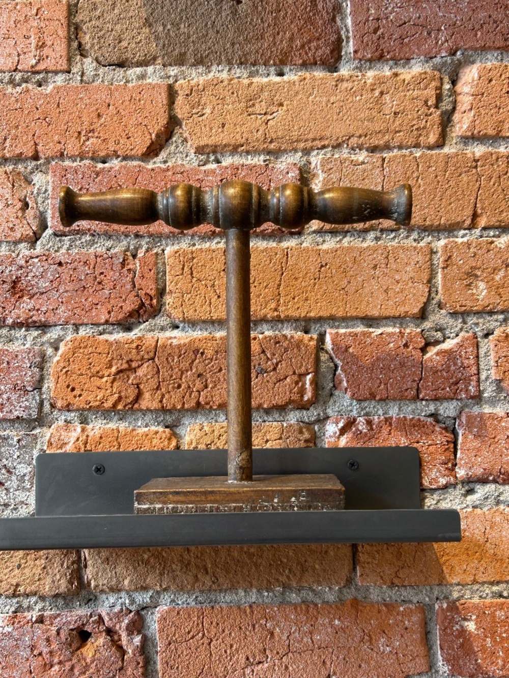 Reclaimed wooden jewelry display